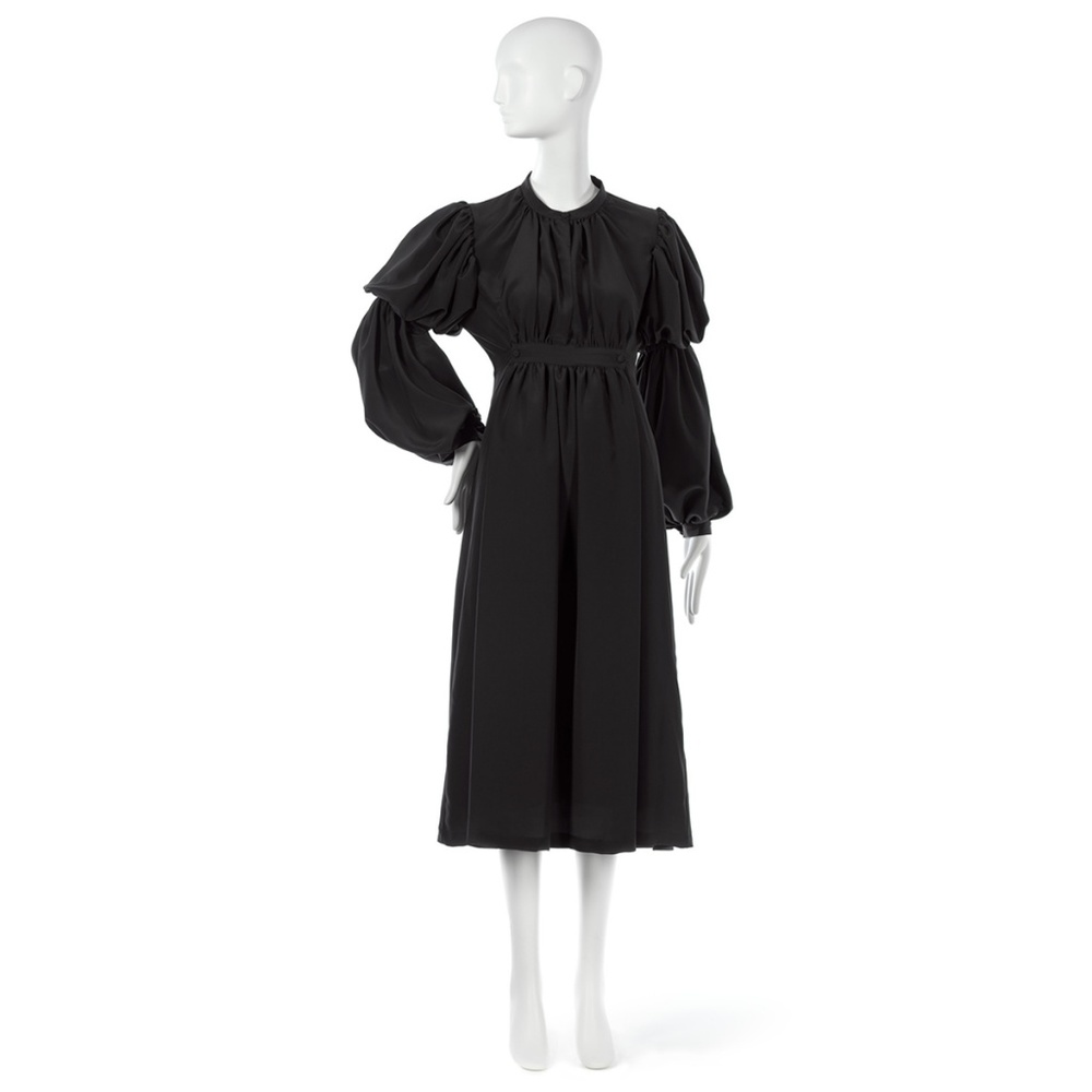 ALSO Dress in Black Silk Size Small